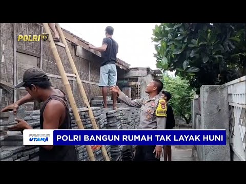 BRIPKA AGUS SALIM INISIASI BEDAH RUMAH WARGA KURANG MAMPU DI DUSUN BAGIK PAPAN LAUQ