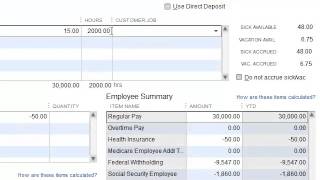 Setup Sick Time in QuickBooks