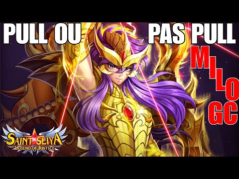 Saint Seiya Legend of Justice: Sweater or not sweater MILO GC assassin dark petal