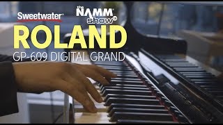 Video thumbnail for Roland GP-609 Digital Grand Piano at Winter NAMM 2018 by Sweetwater