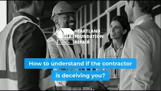 How to understand if the contractor is deceiving you?