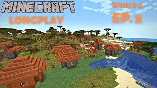 Minecraft Survival Longplay 1.19 - Episode 2 - Building A Mine and Getting Villagers (No Commentary)