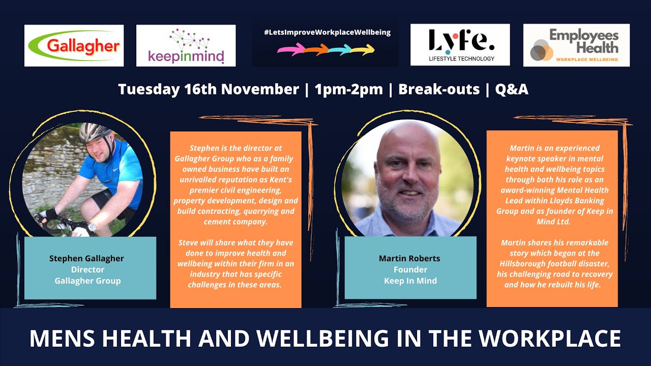 Richard Turner - Mens Health and Wellbeing at the Workplace