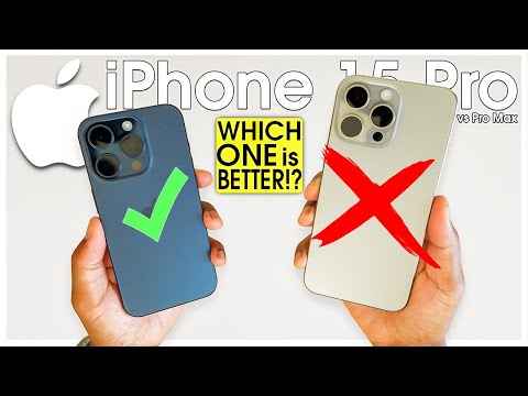 WHICH ONE iPhone 15 Pro vs iPhone 15 Pro Max DON'T PICK WRONG