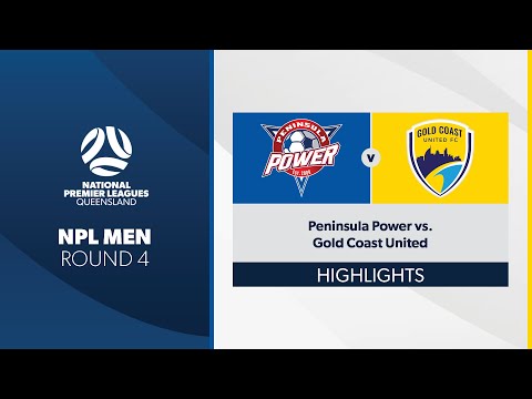 NPL Men R4 - Peninsula Power vs. Gold Coast United Highlights