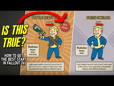 Is it better to start at level 20 or Level 1? - Fallout 76 Quick Start