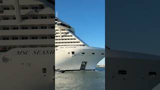 MSC Seashore sail away! #msccruises #msc #mscseashore #cruiseship ##portcanaveral