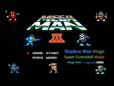 Mega Man 3 (NES) - Shadow Man Stage Music (Extended)