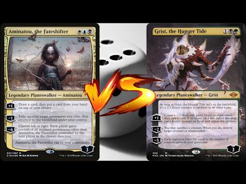 Aminatou VS Grist - MTG EDH Duel Commander Cartes Magic
