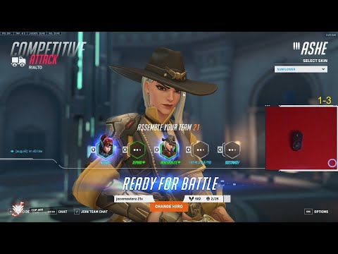 GALE INSANE ASHE OVERWATCH 2 SEASON 3 GAMEPLAY TOP 500