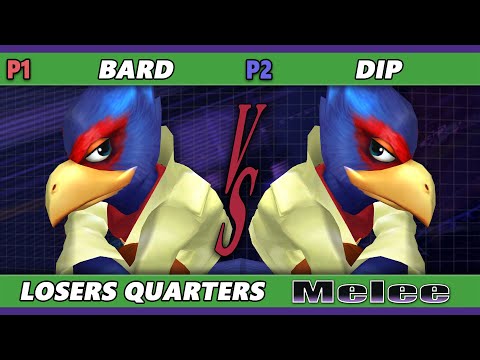 S@X 475 Losers Quarters - Bard (Falco) Vs. DIP (Falco) Smash Melee - SSBM