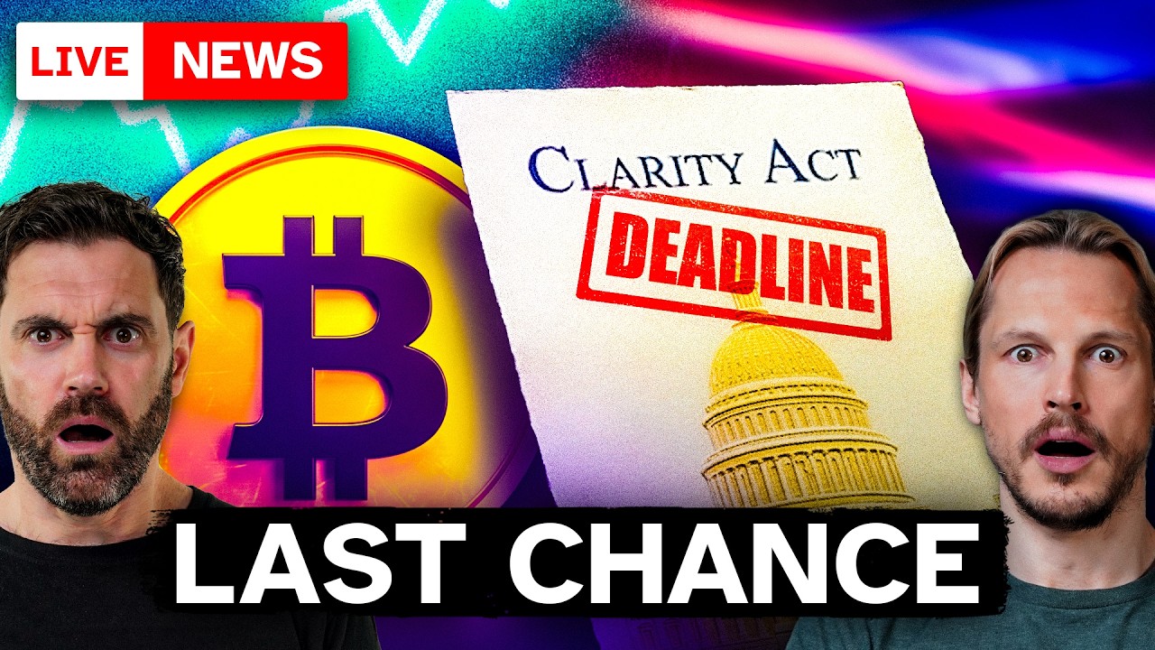 Bitcoin Breakout Confirmed!! CLARITY Act Hits Final Deadline