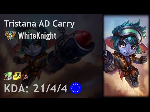 Tristana AD Carry vs Kog'Maw - WhiteKnight - EUW Challenger Patch 7.17