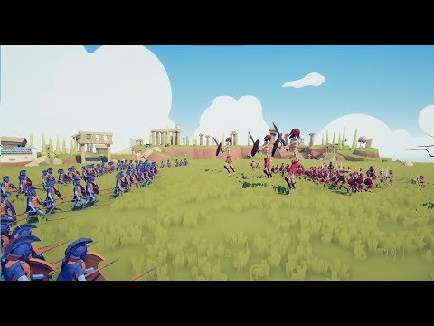 TABS: 100 hoplites vs skeleton army