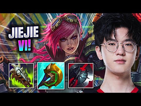 JIEJIE IS SO GOOD ON VI! - EDG Jiejie Plays Vi Jungle vs Trundle! | Season 2022