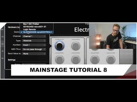 Apple MainStage Tutorial 8 - How to use MIDI-Controllers