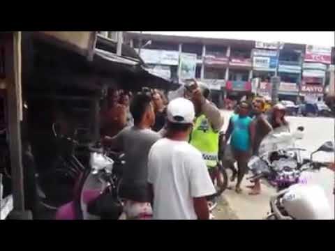 Jagoan Preman pasar senen melawan polisi