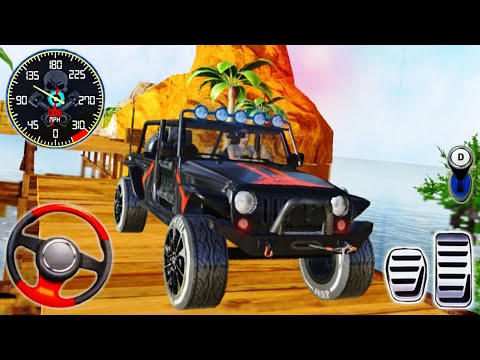 Offroad Jeep Driving 3D: Suv Jeep 4x4 Stunt Simulator Games | Gameplay | Android GamePlay