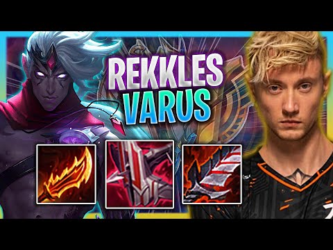 REKKLESIS A BEAST WITH VARUS! | FNC Rekkles Plays Varus ADC vs Aphelios!  Season 2023