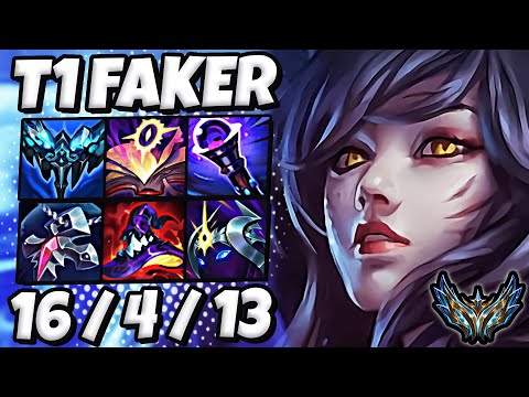T1 Faker Ahri vs Twisted Fate [ MID ] Korea Challenger Patch 13.7 ✅