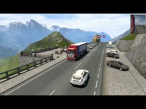 Paso del Stelvio ETS2. Scania R490