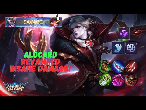 Mobile Legends ALUCARD Revamped SAVAGE DAMAGE! Fearless Viscount 17 Kill Hyper Carry Gameplay!