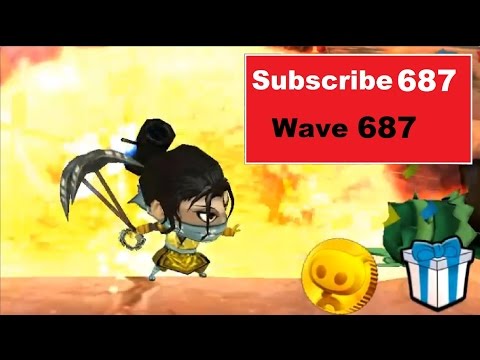 SvZ Defense 2 | Subscribe 687 Wave 687 - KUNOICHI lvl 100