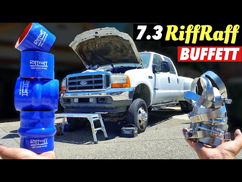 2001 Ford F350 7.3 - RiffRaff Intercooler Boots,Clamps,Fuel lines,Oil lines,Crossover,Pedestal,EBPV