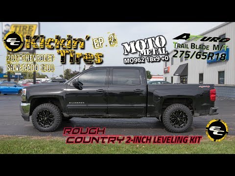 18x9 Moto Metal 962s & 275/65 Atturo M/Ts - Leveled 2017 Chevy Silverado 1500 - Kickin' Tires Ep. 2