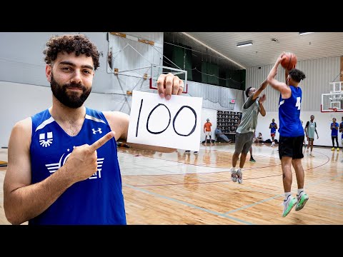 I Scored 100 POINTS In A Real Game...