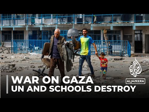 Israeli strikes on populated areas: UN clinics and schools destroyed