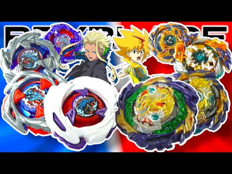 ALL DRAGOON/DRAKE BEYS vs ALL FAFNIR BEYS | Khrome VS Free | CROSSGEN | BEYBLADE X vs BURST