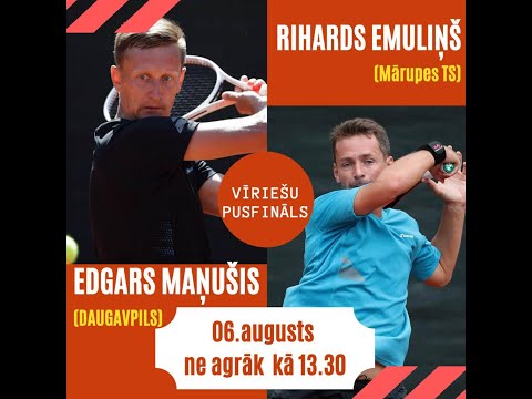 90. Latvijas Republikas čempionāts tenisā Vīriešu pusfināls