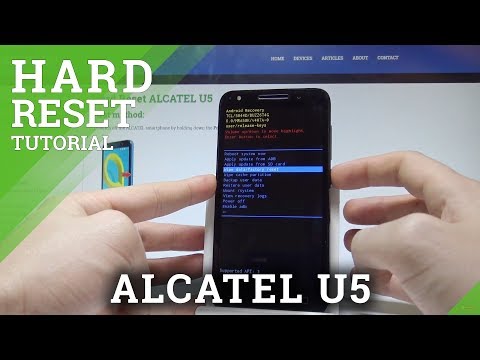 How to Hard Reset ALCATEL U5 - Bypass Screen Lock |HardReset.info