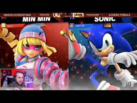 Reset: Smash for RAINN SSBU PinkShirtGuy (Min Min) vs. Wrath (Sonic) Top 8 Losers Finals