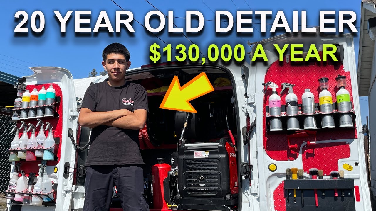 20 Year Old Detailer Making $130,000 A YEAR