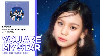 여자친구 (GFRIEND) - 별 (You are my star) Line Distribution | REQUESTED