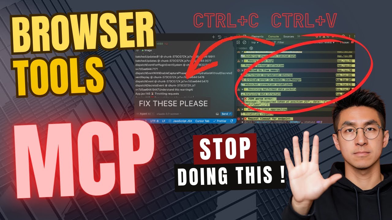 MCP Server to 10x Your Vibe Coding: Auto Log Capture, Error Fixing & Screenshot in Cursor, Windsurf