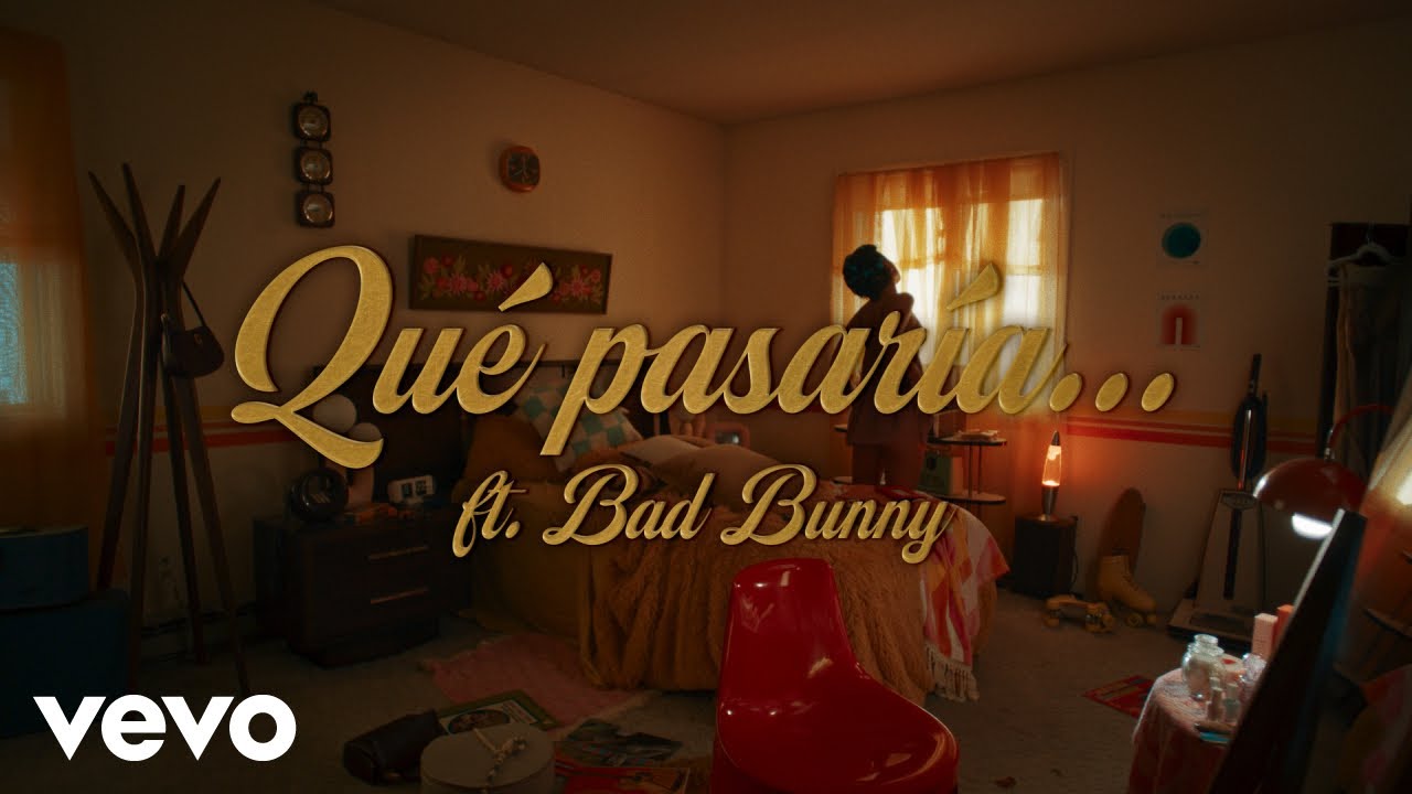 Rauw Alejandro, Bad Bunny - Qué Pasaría... (Official Lyric Video)