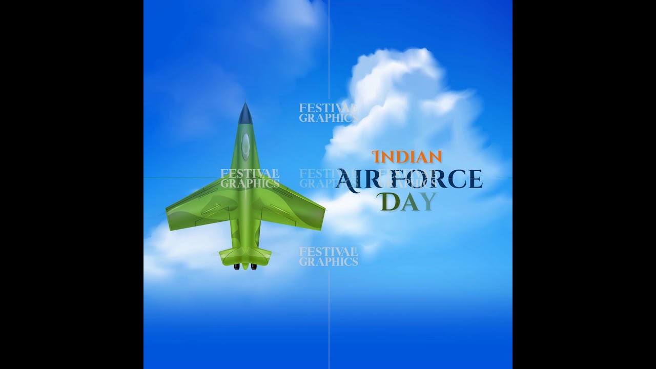 Airforce Day Festival Greeting Animation Video V1 Demo