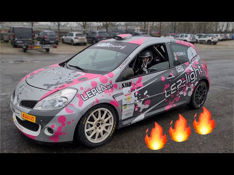 I TRIED A RALLY CAR! // Onboard Clio R3C Castelletto Circuit