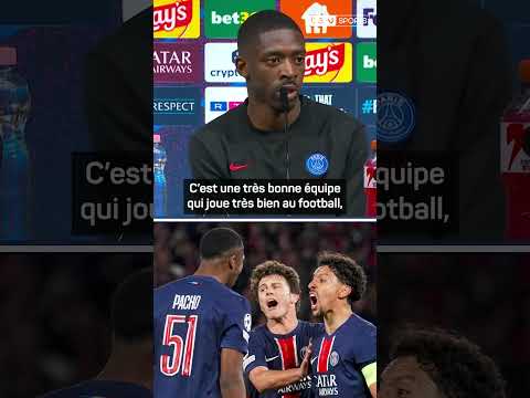 🎙️🇫🇷 Dembélé : "Arsenal est une très bonne équipe"🤔  #shorts