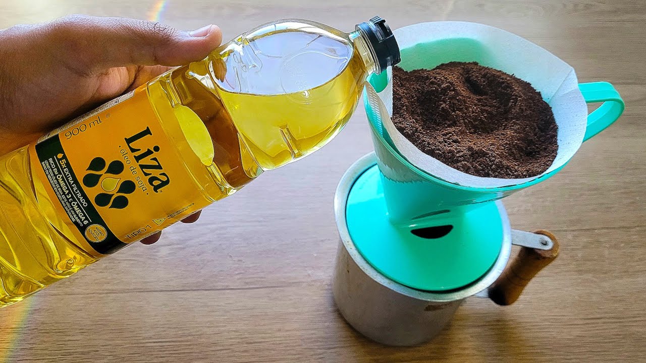 É só jogar ÓLEO no CAFÉ e não precisa mais comprar no mercado