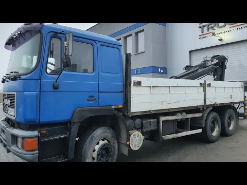 MAN 26.402, Manual Pump, 6 CYLINDERS, 6x4 with crane 3.5t