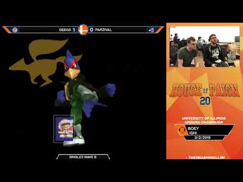 [House of Paign 20] Deegs (Ice Climbers) vs. Parzival (Falco) SSBM Singles Pools