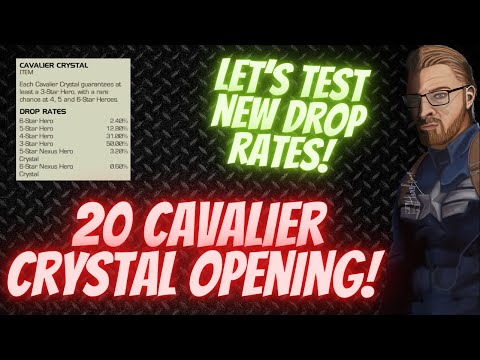 Opening 20 Cavalier Crystals For Science! Let's See The New Drop Rate Magic!