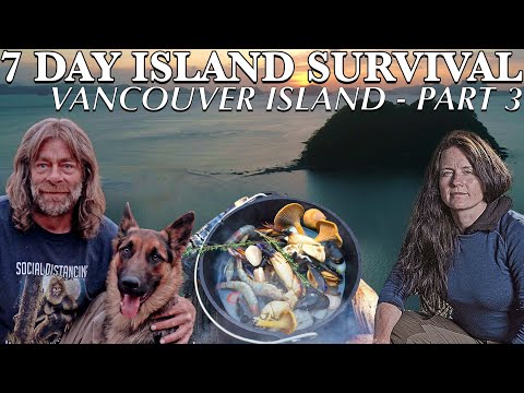 7 Day Island Survival Challenge: Vancouver Island - Part 3 of 3 | Catch & Cook Adventure!