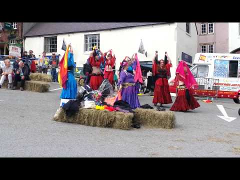 Bellydance Flames at Wirksworth festival 2013