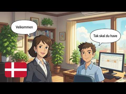 10 Real-Life Danish Conversation for beginners | Daily Life at the
