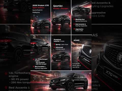 Meet the all-new Proton X70 Sport Edition 